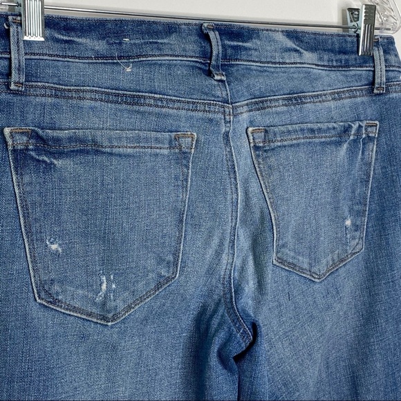 LOFT Relaxed Skinny Distressed Jeans - Picture 6 of 10